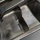 Stainless Steel Ice Cube Trays with Lever - 6 Large Cube Mold for Whiskey & Cocktails, Professional Heavy Duty Metal Freezer Tray, Non-Toxic & Easy Release for Kitchen & Bar Use