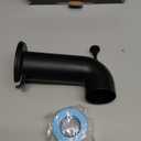 Extra Long Tub Spout with Diverter, Fits for 1/2" IPS Threads,Matte Black