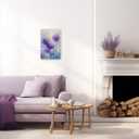 DOARTDO Hydrangea Canvas Wall Art Purple Flower Pictures Wall Decor Rustic Floral Painting Print Country Living Room Bedroom Office Decor Frame (16.00" x 24.00")
