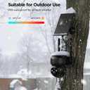 4G LTE Cellular Solar Security Camera Outdoor: No WiFi Solar Powered Security Camera Outdoor Built in SIM Card 2K Battery Wireless Cameras for Home Surveillance Outside 360 Live View Motion Detection