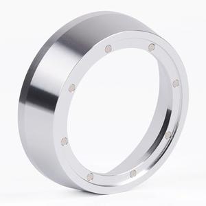 51mm Espresso Dosing Funnel with Magnetic | Compatible with CASABREWS 51mm Portafilter | Sits On the Outside of the Portafilter | Silver