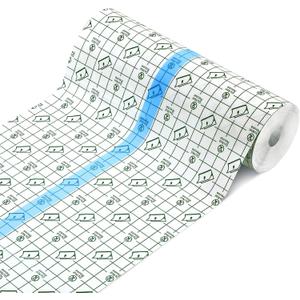 Transparent Dressing Adhesive Bandage Waterproof Bandage Clear Adhesive Bandages Stretch Tape for Tattoos Swimming(8 x 394 Inch)