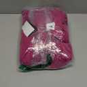 Adrianna Papell Women's One Shoulder Chiffon Gown | Long Evening Gown with Pleated Skirt, Fitted Bodice & Side Leg Slit, Bright Magenta 16