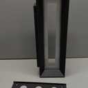 Solar Outdoor Wall Light, 20.5" Exterior Lighting Fixture Waterproof Modern Garage Sconce, 1 Pack Black Grey Porch Lamp for House Outside, Large Patio Front Door Wall Mount 3000K LED Lantern