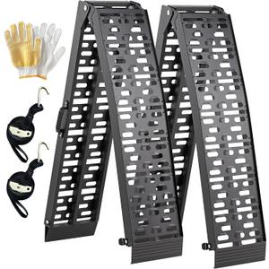 ATV Ramps, 2 Pcs of 7.5ft Ramps for Trucks, 1500LBS Capacity Trailer Ramp for Motorcycles, Dirt Bikes, Lawn Mowers, Golf Carts, Garden Tractors, Snowmobiles