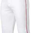 Rawlings | Launch Series Baseball Pants | Knicker Fit | Youth Sizes | Piped | Multiple Colors (White, S)