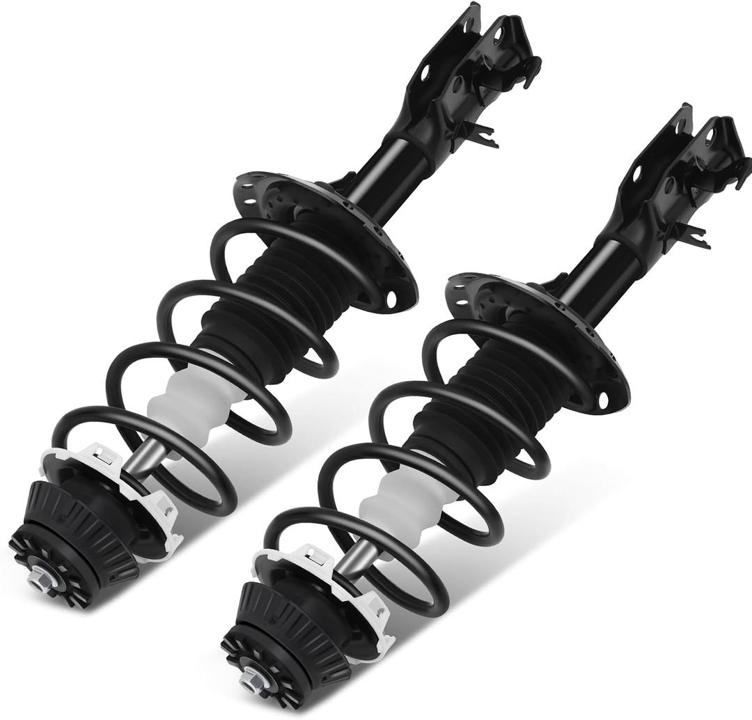 SCITOO 2PCS Front Strut Coil Spring Assembly 2009-2013 for Honda for Fit | Complete Shock Struts Assembly 2009 2010 2011 2012 2013 for Honda for Fit Replace for 1333440L 1333440R