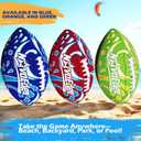Hydro Water Football - 10.4-Inch Neoprene Pool Football for All Ages | for Water Play in Pool, Lake & Beach | Secure-Grip with Real Laces | Includes Pump | Choose 1 or 2 Ball Pack