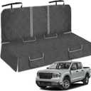 sportuli Dog Car Seat Cover Replce for Ford Maverick/Hyundai Santa Cruz, Maverick - Rear - Black