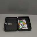 Uniclife 20 Position Key Cabinet with Combination Lock Resettable Black Digital Security Storage Box Steel Key Organizer with Colorful Key Tag Labels Stickers and Hooks