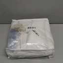 Ftinala Off White Sheer Curtains 102 Inch Long 2 Panels, Thin Textured Linen Look Ceiling Curtains & Drapes for Living Room, Rustic See Through Window Decor, Pinch Pleat Sliding Glass Door Curtain