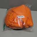 Fokitut 2 Pack Waterproof Round Tablecloth, 120 Inch, Stain Resistant and Wrinkle Polyester Table Cloth, Fabric Table Cover for Kitchen Dining, Wedding, Party, Holiday Dinner-Orange