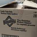 Bounty Quick-Size Paper Towels, White, 8 Family Triple Rolls = 27 Regular Rolls