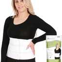 AltroCare Postpartum & Post Surgery Abdominal Binder. Support Recovery after C-Section, Natural Birth, Hysterectomy, Hernia. 3 Panel design, Size S/M (30" to 45"), Made in USA