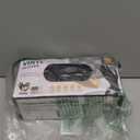 Black Vinyl Gloves, Food Grade Gloves Disposable Latex Free & Powder Free, Guantes for Cleaning Cooking Food Prep (Medium)