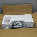 Unicozin 3 Light Bathroom Light Fixtures, Modern Vanity Lights Over Mirror, Black Wall Lamp with Clear Glass for Living Room Cabinet Bedroom Porch