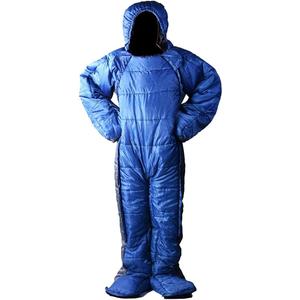 Gaorui Humanoid Outdoor Camping Winter Indoor Portable Ultralight Warm Adult Windproof Sleeping Bag (Medium, Blue2#)