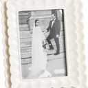 Mud Pie Stoneware Large Scalloped Frame