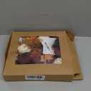 Artificial Flowers Combo Box for DIY Wedding Bouquet Arrangement, Silk Faux Flower for Bridal Table Centerpieces Party Cake Baby ShowerOrange & Burgundy