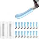 Bebird Replacement Tips Ear, 16 Pieces Waterproof Silicone Ear Spoon for Ear Wax Removal Endoscope, BEBIRD Original Ear Cleaner Tips Set for W3/R3/T15/X3/X17 PRO/D3Pro/T5/R1(Latest Version)