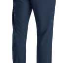 Rouen Golf Pants Men Lightweight Quick Dry - 30"/32"/34" Stretch Water-Resistant Casual Flat Front Mens Dress Pants Pockets (Navy)