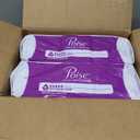 Poise Incontinence & Postpartum Pads for Bladder Leaks, 5 Drop Maximum Absorbency, Long Length, 84 Count