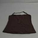 SUUKSESS Women Halter Double Lined Tank Top Backless Going Out Camisole Crop Top L