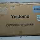 Yestomo Directors Chair, Camping Chairs for Adults, Heavy Duty Side Table, Lawn Chairs with Side Pockets Carry Straps, 24.5 inches x 18.5 inches x 35.5 inches