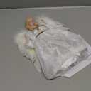 JOYIN 9'' Angel Christmas Tree Topper with Lights, Battery Operated Lightweight White Angel Treetop, Illuminated Ornament for Christmas Tree Decorations, Family, Indoor Home & Xmas Party Decorations