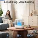 Dreo Humidifiers for Bedroom, 4L Top Fill for Large Room, 36H Runtime, 28 dB Quiet Supersized Cool Mist Air Humidifier for Baby Nursery, Plants, Indoor, Night Light, Easy to Clean & Fill, White