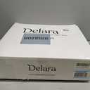 Delara King Size Organic Wool Comforters Duvet Insert, Ultra-Soft GOTS Certified 100% Organic Cotton Shell All Season Merino Wool Comforters Hotel Collection Comforter, 300 GSM All Season Warmth (King(108"X92"))