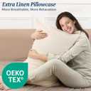 Adjustable Bed Pillows Queen Size Set of 2 - Cooling Bamboo Cover, Custom Loft Pillow for Sleeping - Bedding for Back, Stomach or Side Sleepers