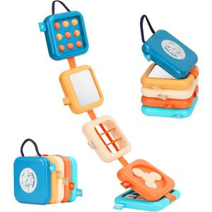 Busy Board for 1 Year Old, Travel Toys for Toddler 1-3, Montessori Busy Board Busy Cube, Toys Gifts for 1 Year Old Boy Girl Busy Board for 1 Year Old, Travel Toys for Toddler 1-3, Montessori Busy Board Busy Cube, Toys Gifts for 1 Year Old Boy Girl