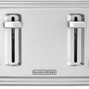 BLACK+DECKER 4-Slice Toaster, Stainless Steel, TR4900SSD