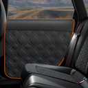 Surfcabin Door Protector From Dog Scratching 20% Larger Designed for ,     , 2 Packs [Left + Right] Thickened Waterproof Dog Car Door Protector (Fit for Sedan/Family Car/Small SUV, BLACK)