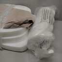 AAAAAcessories DShaped Chair Cushions, 2" Thick Dining Chair Pads with Ties and Removable, MachineWashable Cover, 17" x 16", Set of 6, Oatmeal Beige