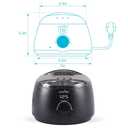 waxkiss Digital Hair Removal Warmer with See-Through Lid and 14oz Pot