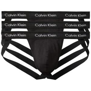 Calvin Klein Cotton Stretch 3-Pack Jock Strap, L