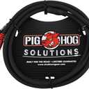 Pig Hog PYIC03 Dual TRS to 1/4 Insert Cable 3 Foot