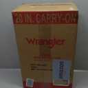 Wrangler Hardside Carry-On Spinner Luggage, Olive, 20-Inch