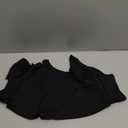 Aurgelmir Womens Long Sleeve Cropped Tops Loose Workout Athletic T-Shirts Flowy Sweatshirt for Yoga Tiered Hem Gym Tees (Medium, Black)