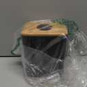 Black Tissue Box Cover, Square Tissue Box Holder with Bamboo Cover Plate, Cube Tissue Box Cover for Desk Accessories, Tissue Holders Decorative Square Tissue Box Tissue Holders for Bathrooms Bedrooms