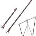 Neewer Camera Slider Support Arm Stabilizer, 2-Pack Adjustable Tripod Stability Arm for Increasing Stability in Aluminum Alloy, Extendable Poles for Camera Video Slider Rail with C Clamps and BallHead