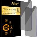 Ailun Privacy Screen Protector for iPhone 14 Plus/iPhone 13 Pro Max [6.7 Inch Display] 2 Pack Anti Spy Private Tempered Glass[2 Pack]