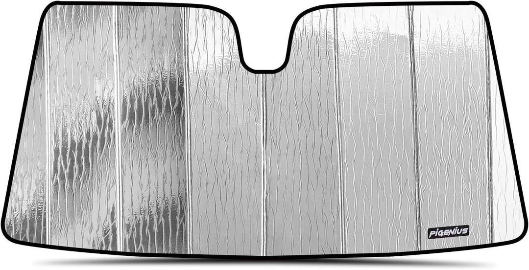 Windshield Sun Shade for Toyota Tacoma 2005-2015 Front Window Sunshade - AstraGuard (Silver(AstraGuard))