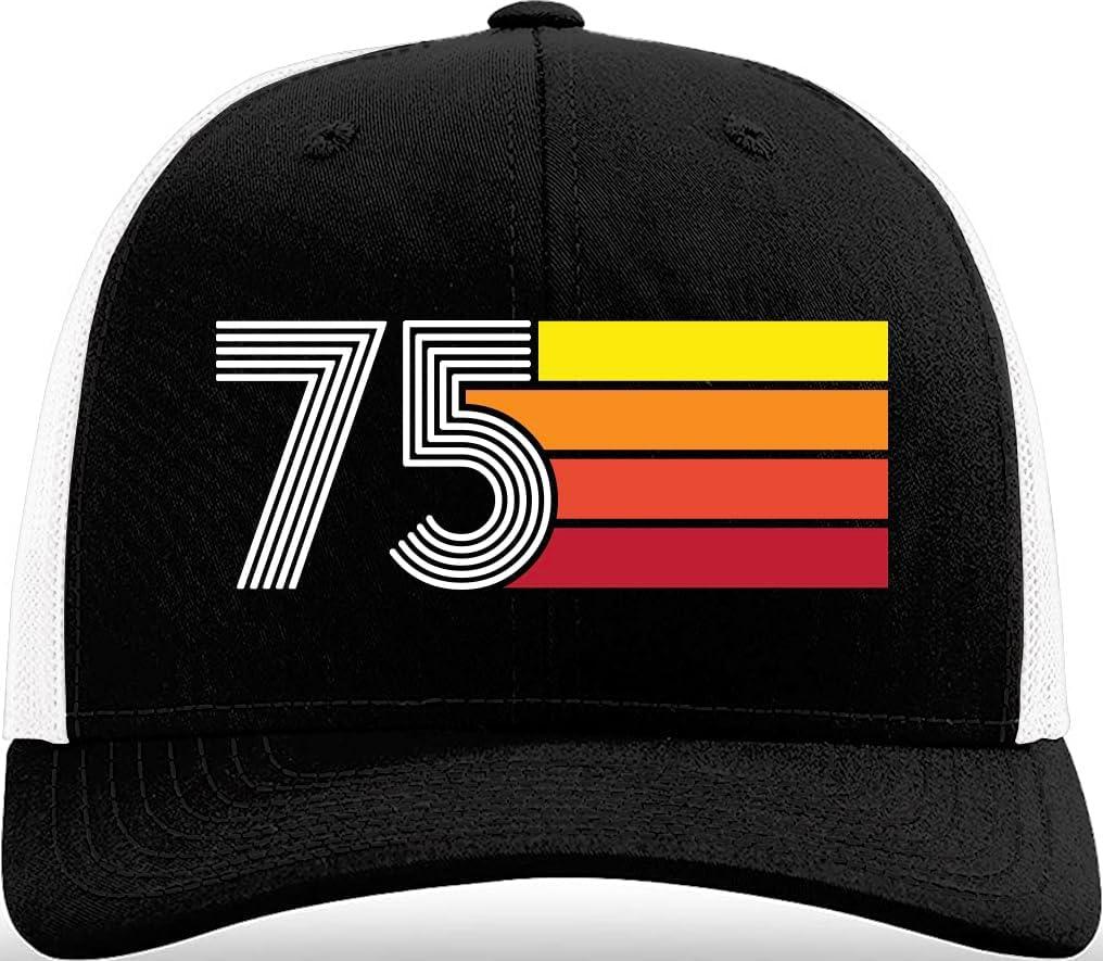NEWELEVEN 50th Birthday Gifts for Men and Women - 1974 1975 Birthday Decorations - Gifts for Turning 50 (White 1975 Hat)