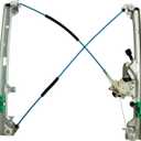 Front Power Window Regulator with Motor Assembly Compatible with Silverado/Tahoe/Suburban/Avalanche 1500 2500 3500 00-06 Ca-dillac Escalade 02-06 GM-C Yukon XL/Sierra (Front Driver (LH))