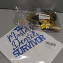 SET OF 2: Masters Degree Survivor 2025; 24 Pcs Glitter Tables Gold