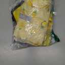 Junchl Small Dog Raincoat Rainboots with D-Ring, Full Coverage Dog Rain Jacket Slicker Poncho, Waterproof Dog Rain Jacket with Reflective Strip, Rainboot, Tail Cover Pineapple M