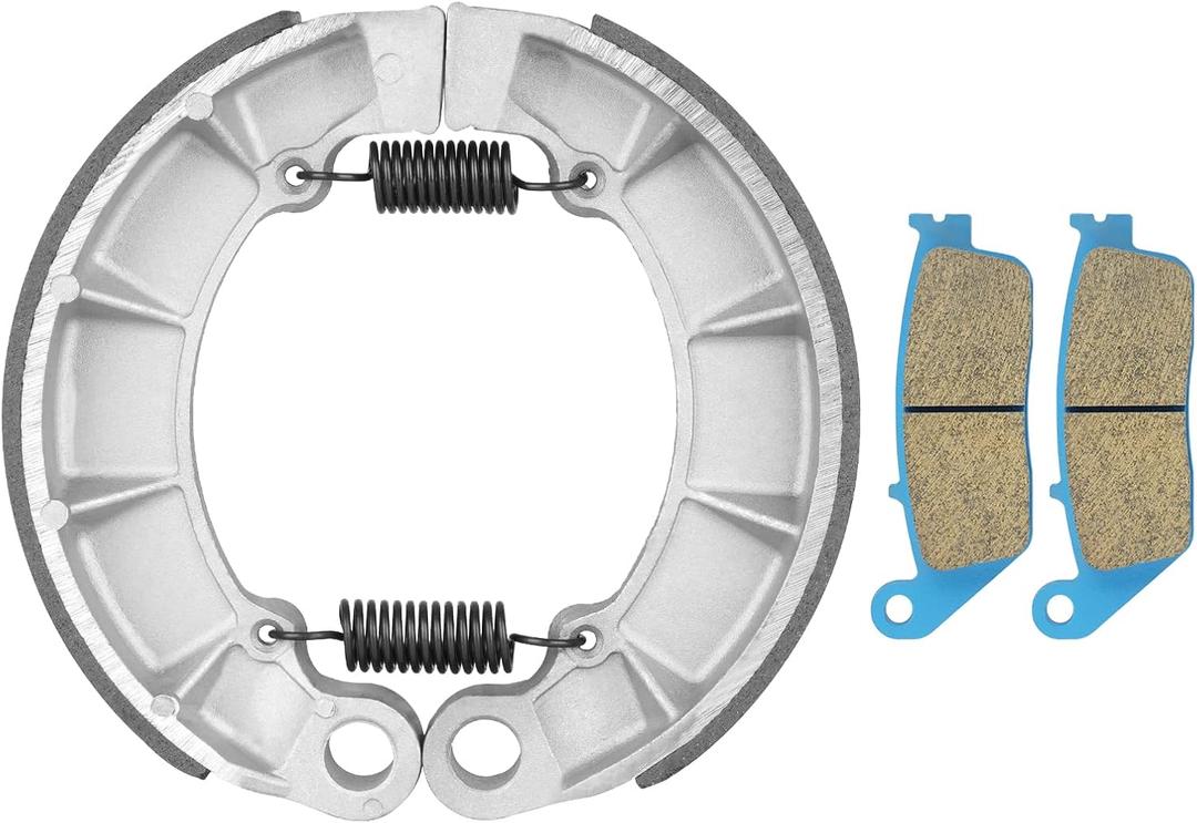 Youxmoto Front Brake Pads Rear Shoes Drum Fit for Honda Shadow Spirit VT750 DC 2001-2014/ VT750 Aero 2004-2015/ for Shadow Phantom VT 750 C2B 2010-2022/ VT1100C Shadow Spirit